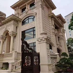 铜陵黄金麻别墅外墙异形定制
