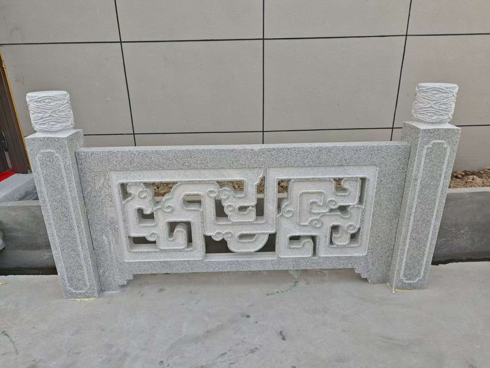 铜陵芝麻白河道栏杆 桥栏杆