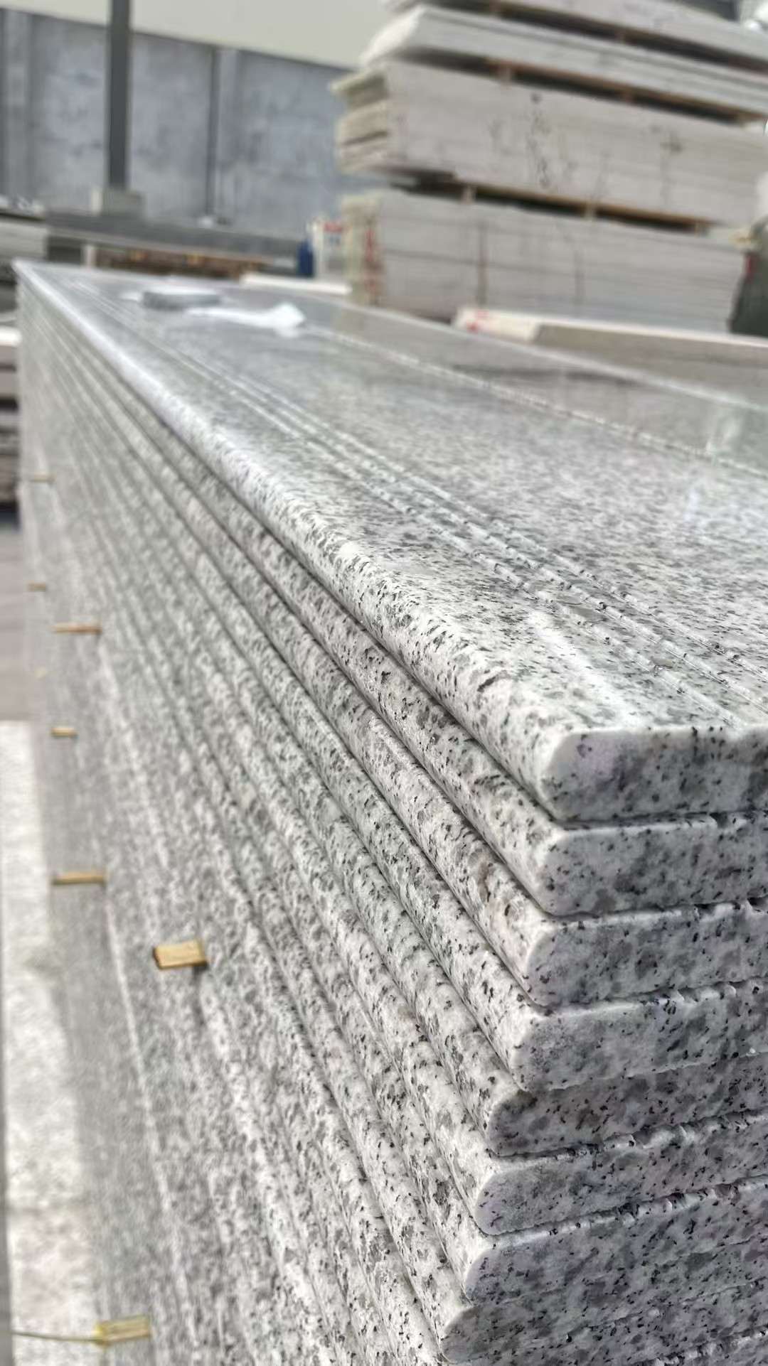 铜陵芝麻白楼梯踏步 花岗岩楼梯板材
